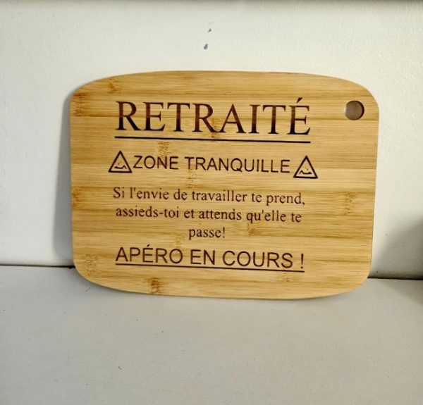 Planche apéro retraité .